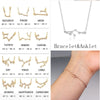 Trendy 12 Zodiac Constellation Chain Bracelet For Women Vintage Gold Sliver Color Crystal Anklet 2019 Bracelet Bohemian Jewelry